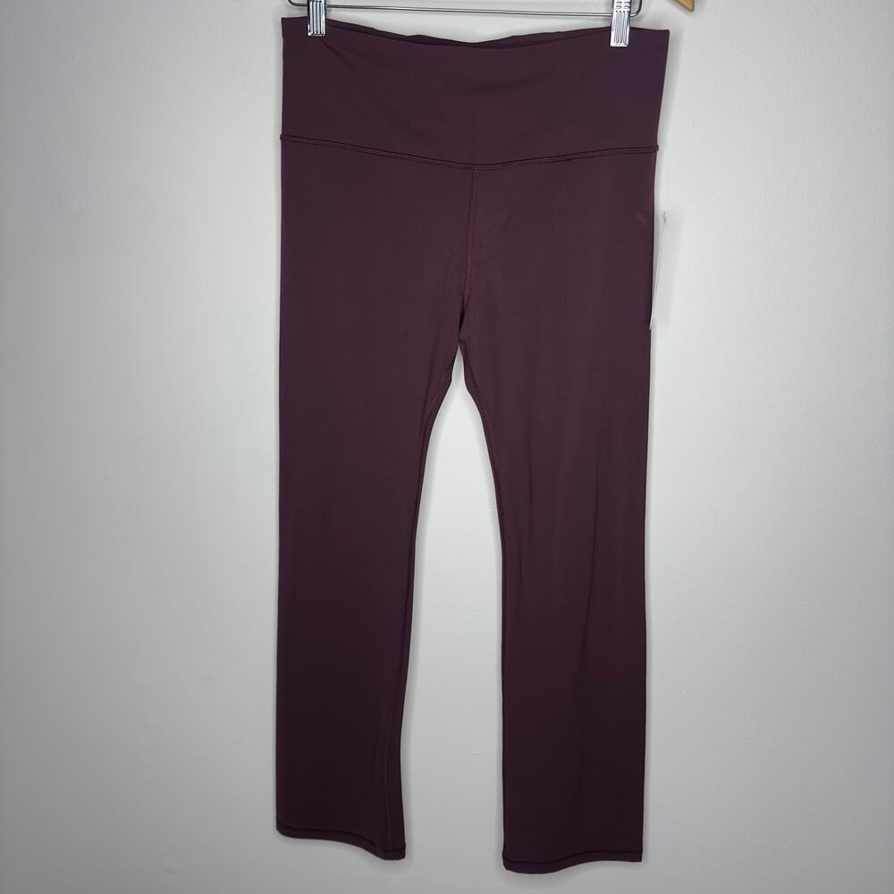 Athleta Elation Straight Leg Pant Plum Purple Yoga Pants Size Large NWT - Picture 6 of 16